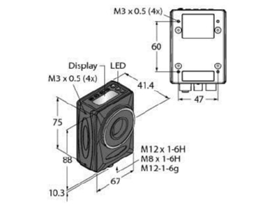 Mazeichnung Turck VE200G1A Smart Kamera 