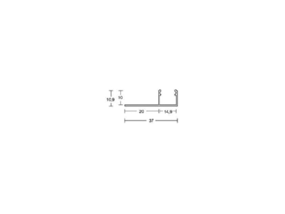 Dimensional drawing Brumberg 53762260 Accessory for luminaires