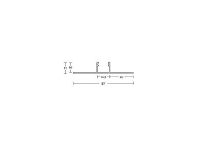 Dimensional drawing Brumberg 53763260 Accessory for luminaires