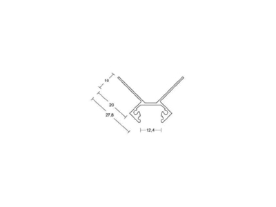 Dimensional drawing Brumberg 53764260 Accessory for luminaires