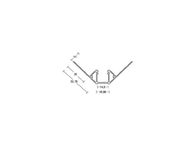 Dimensional drawing Brumberg 53765260 Accessory for luminaires
