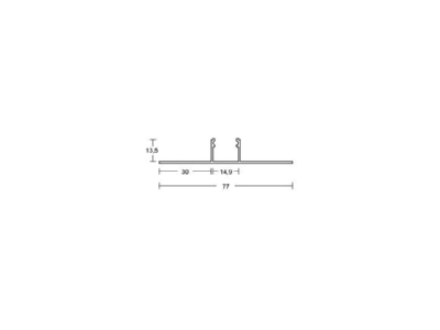 Dimensional drawing Brumberg 53773260 Accessory for luminaires