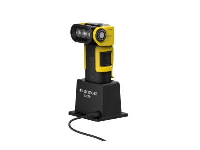 Detailansicht 1 Ledlenser EXC7R 502407 Feuerwehr Winkelleuchte Charging Station EXC7R502407