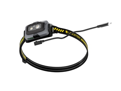 Ansicht unten Ledlenser HF4R Work Yellow Box Stirnlampe