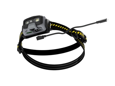 Ansicht unten Ledlenser HF6R Work Yellow Box Stirnlampe