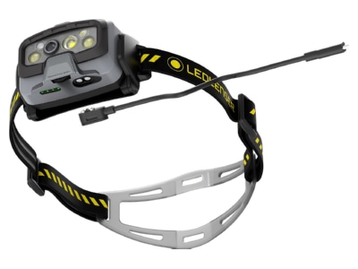 Detailansicht 2 Ledlenser HF8R Work Yellow Box Stirnlampe