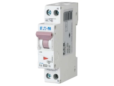 Product image Eaton PLN6 B32 1N DE Miniature circuit breaker 2 p B32A
