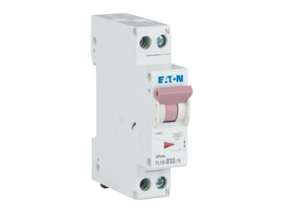 View right Eaton PLN6 B32 1N DE Miniature circuit breaker 2 p B32A