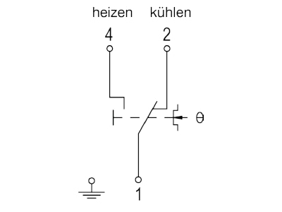Anschlussbild Alre it RTKSA 203 000 Frostschutzthermostat STB  1 8m  IP40