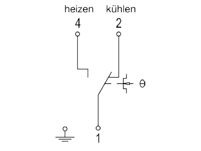 Anschlussbild Alre it RTKSA 204 200 Frostschutzthermostat STW  6m  IP40