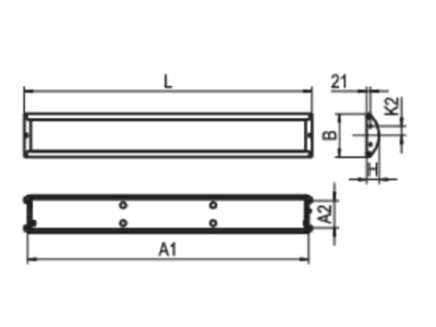 Line drawing Ridi Leuchten SURVIVO 0622210  420 Ceiling  wall luminaire SURVIVO0622210  420