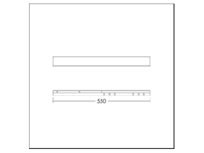 Dimensional drawing Zumtobel ROXY Wall Brackets Mounting kit for luminaires