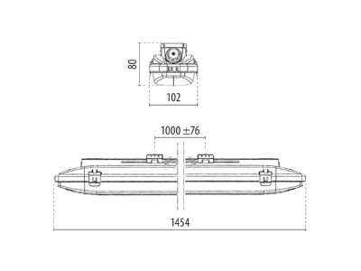 Mazeichnung Performance in Light 3114700 LED Industrieleuchte 4000K