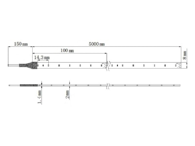 Mazeichnung Barthelme 51540334 LED Streifen 5m 24V 4000K IP54