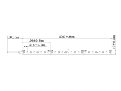 Mazeichnung Barthelme 51541333 LED Streifen 5m 24V 3000 K