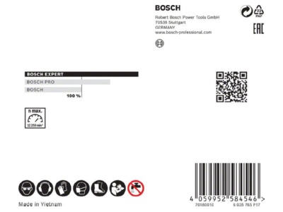 Produktbild 3 Bosch Power Tools 2608901391 Diamant Rohrtrennscheibe