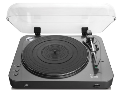 Detailansicht 4 Lenco LBT 120 sw Plattenspieler USB Direktantrieb