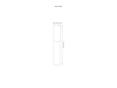 Dimensional drawing CMD Creativ 45 Luminaire for streets and places