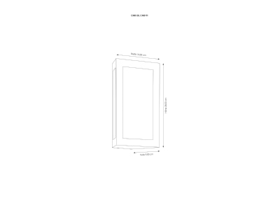 Dimensional drawing CMD Creativ 91 Luminaire for streets and places