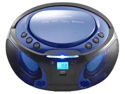 Product image 1 Lenco SCD 550 blue Portable radio recorder MP3
