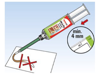 Detailed view 2 Fischer DE Fill Fix B  VE6  All purpose plug 8x10 5mm Fill Fix B  quantity  6 
