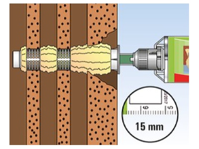Detailed view 6 Fischer DE Fill Fix B  VE6  All purpose plug 8x10 5mm Fill Fix B  quantity  6 
