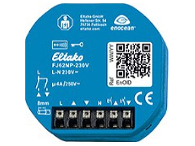 Produktbild 1 Eltako FJ62NP 230V Funk Jal   Rollladenaktor