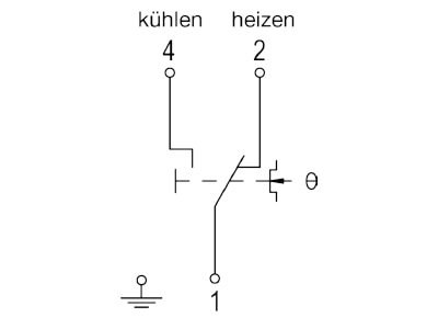 Wiring plan Alre it RTKSA 003 310 Contact thermostat
