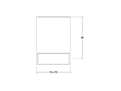 Mazeichnung Brumberg 60115103 LED Anbauleuchte