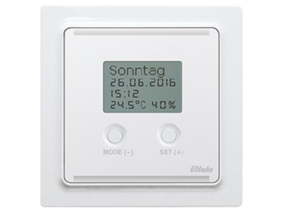 Product image 1 Eltako BUTH55ED 12VDC pg Room thermostat for bus system
