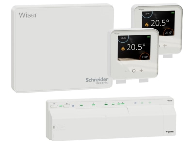 Product image Schneider Electric WiserFussbodenBundle1 Heating set for storage heater
