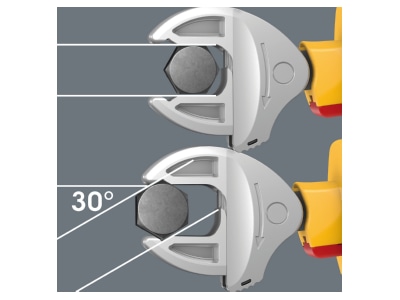 Product image detailed view 3 Wera 6004 Joker VDE4 Set1 Open ended wrench
