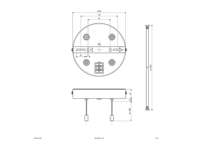 Mazeichnung EVN AP01SAH150 Seilabhaengung