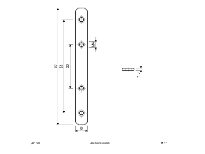 Mazeichnung EVN APHVB Profil Verbinder