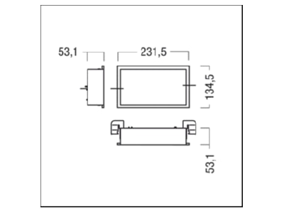 Mazeichnung Zumtobel PURESIGN  42188781 Sicherheitszeichenleuchte PURESIGN 42188781