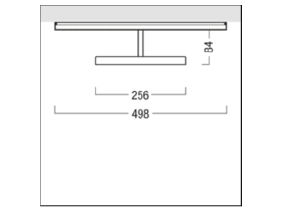 Mazeichnung Zumtobel PURESIGN  42188786 Sicherheitszeichenleuchte PURESIGN 42188786
