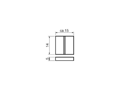 Mazeichnung Brumberg 15731000 Direktverbinder zu 15203  2p  max3A