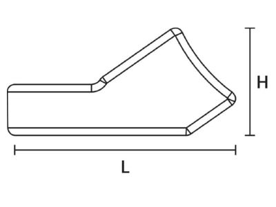 Mazeichnung 1 Hellermann Tyton HDM401 PA66HIRHSUVBK Befestigungssockel f schwere Kabelbind 
