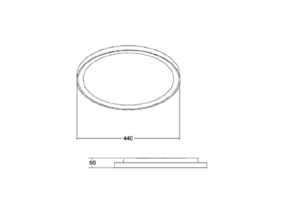 Mazeichnung Brumberg 12209073 LED Anbaupanel