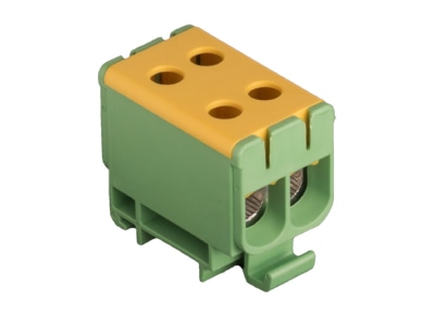 Product image 1 Pollmann UK 50 2PE gruen gelb Feed through terminal block
