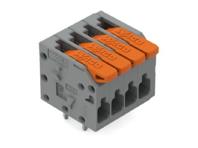 Produktbild WAGO 2601 1104 Leiterplattenklemme 1 5mm  gr
